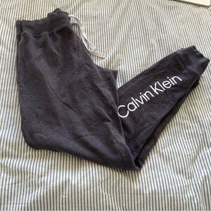 Calvin Klein Gray Jogger Sweatpants Size Small